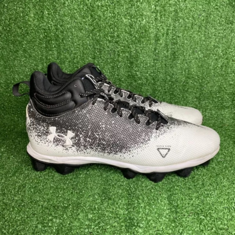 Under Armour Black and White Athletic Shoes